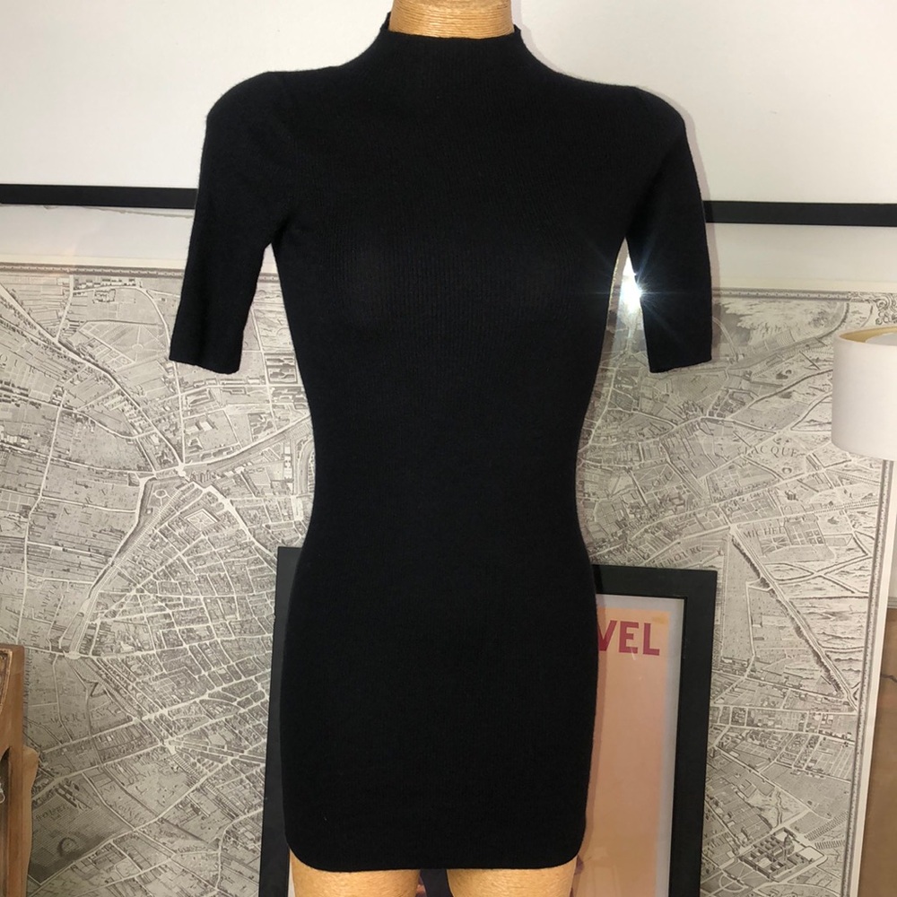 TSE 100% Cashmere Elegant Black Women's Dress Size S